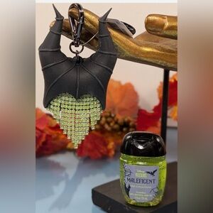 Maleficent Bath & Body Works Sanitizer Holder Clip Disney Villains NEW